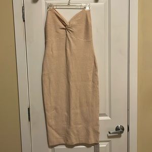 Strapless Knit Dress